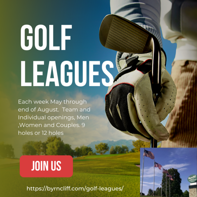 Golf Leagues near Buffalo, NY Byrncliff Golf Resort and Banquets