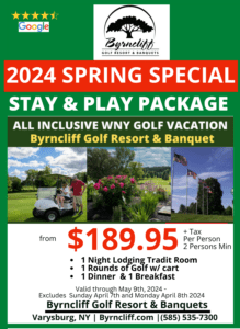 Golf Spring 2024 Golf Stay and Play package special