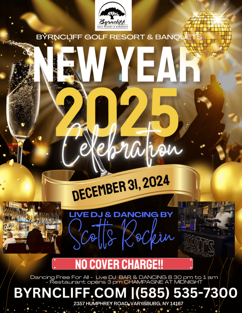 New Year's Celebration Byrncliff Golf Resort & banquets 2024