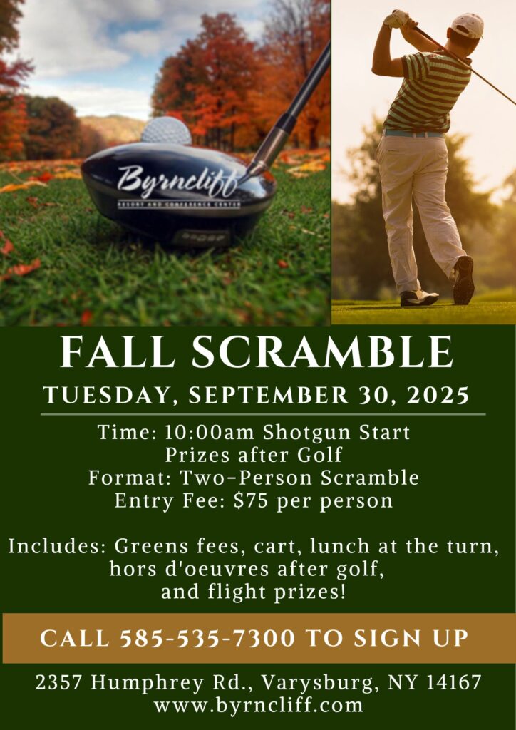 Fall Golf Scramble, Byrncliff Golf Resort, Buffalo NY