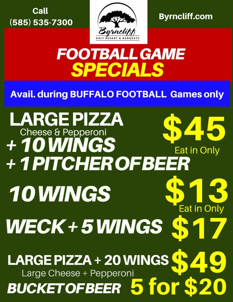 2025 Football pre game Shot gun, Byrncliff Golf Resort & Banquets, Buffalo NY