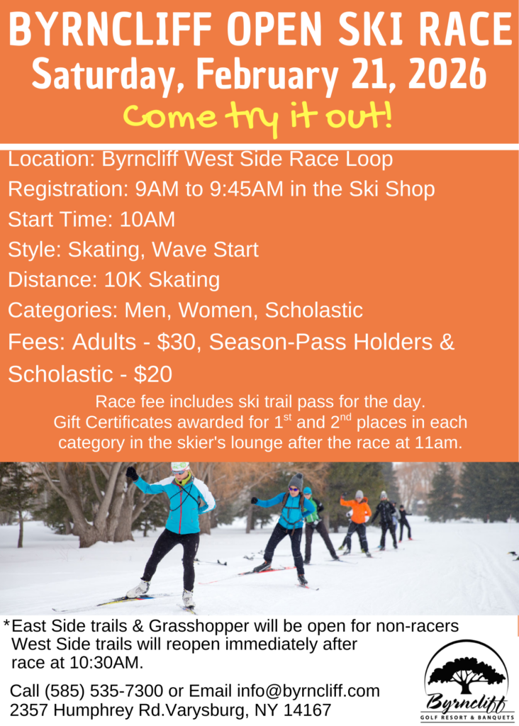 2026 cross country ski race at Byrncliff Resort, near Buffalo 02.21.2026
