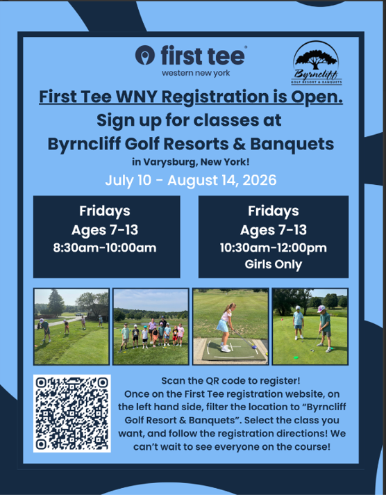 First tee of Western New York, Byrncliff Resort, near Buffalo