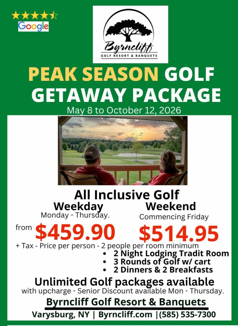 Golf Tournament open to the public, Western New York