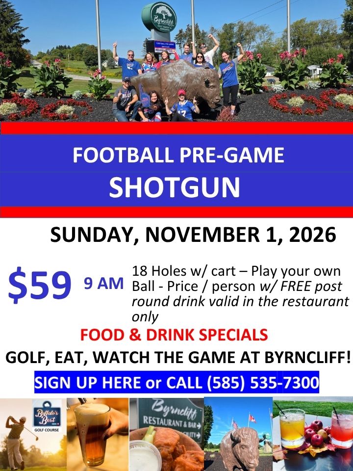 Golf Scramble, Byrncliff Golf Resort, Sunday Nov 1, 2026