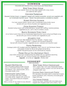 stay and play restaurant menu page 2, byrncliff 2026